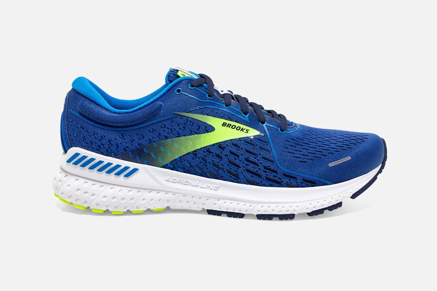 Zapatillas Running Brooks Adrenaline GTS 21 Hombre Azules/Indigo España FKRY59473